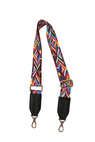 HNB ÇANTA Curea de geantă de coloană colorată reglabilă, aur negru