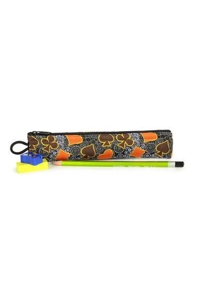 No Muffin For You 100% Woven Fabric Small Pen Holder - Pencil Case (4cm X 19 Cm)