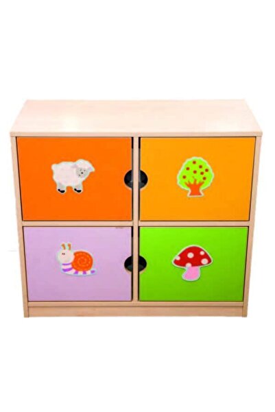 Edutoys Dolap 4 Kapaklı