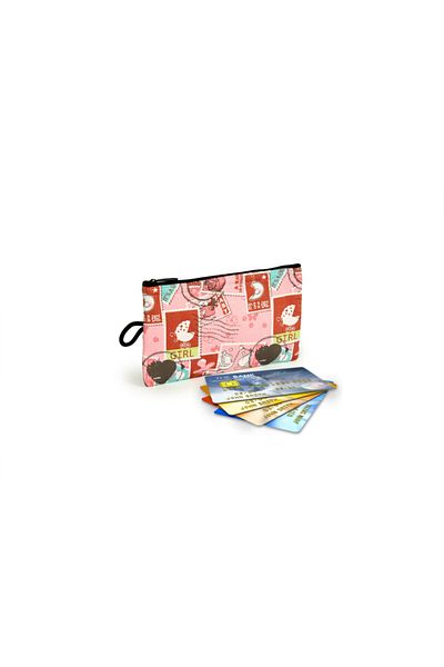 No Muffin For You Woven Fabric Wallet Money Purse 9.5cm X 14.5cm