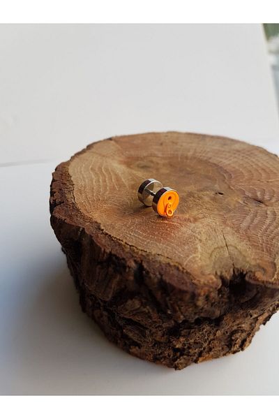 Karınca Piercing Orange Gas Cap Original Design Special Ear Piercing