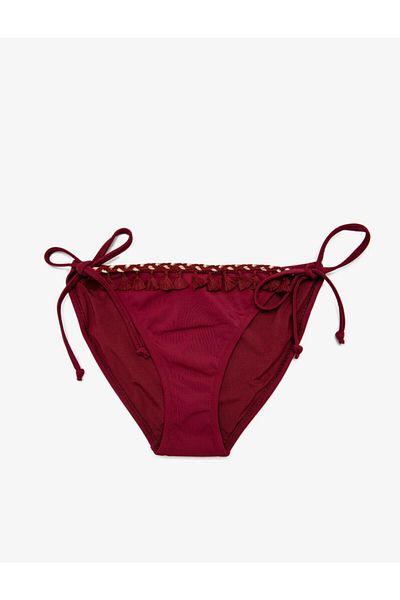 Koton Bikini-Hose - Bordeaux - Unifarben