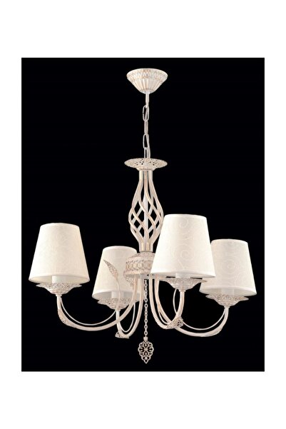 Avonni Avonnı Av-6304-4f Ferforje Boyalı E14 Metal 55cm Klasik Avize