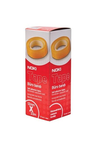 Noki 12x33 Cellophane Tape 12 Pieces Box