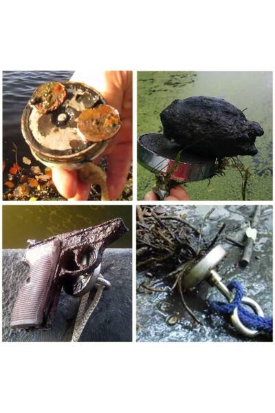 Dünya Magnet Magnet Fishing, 80mm Askılı Güçlü Büyük Neodyum Mıknatıs, Kurtarma Mıknatısı
