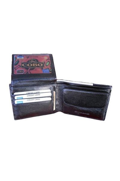 Zenga Original Leather Men's Wallet 110-1 Black
