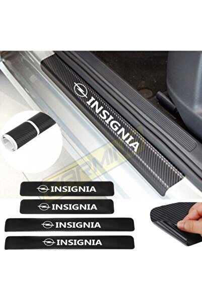 Carmind Opel Insignia Karbon Kapı Eşiği Oto Sticker 4 Adet