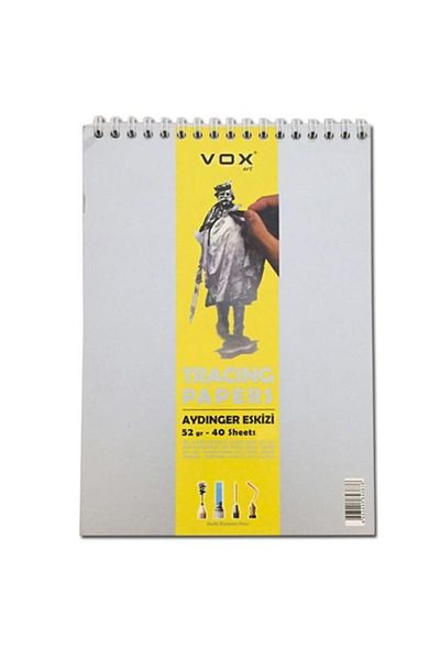 VOX Tracing Papers Spiral Lighting Sketch 40 Sheets 52 G A3