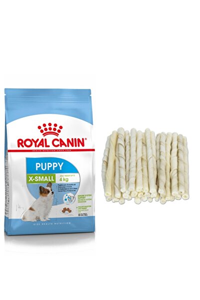 Royal Canin Xsmall Puppy Köpek Maması 1,5 Kg + 10'lu Sütlü Burgu Kemik (origi...
