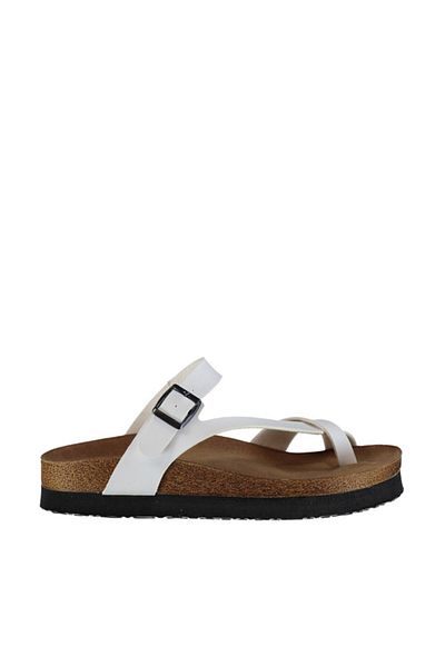 Fox Shoes Papuci albi damă B777753009