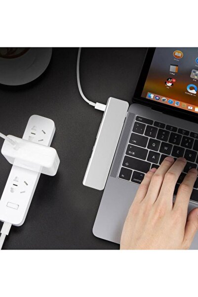 Coverzone 7in1 Hub Type-c To 4k Uhd Hdmı Usb Çoklayıcı