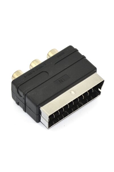 Alfais 4814 Scart To Rca Skart Tos Av Çevirici Dönüştürücü Adaptör