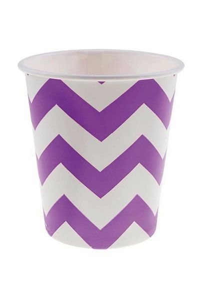 Roll-Up Party-Birthday-Home-Picnic Use Polka Dot Paper Cups Pack of 8
