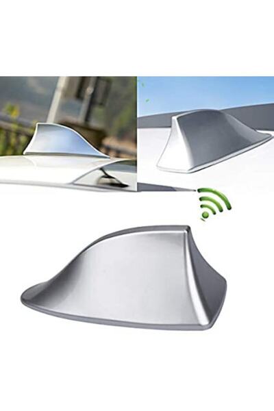 Car19 Elektrikli Shark Kopek Baligi Balina Anten Her Araca Uyumlu Gumus Gri Fiyati Yorumlari Trendyol