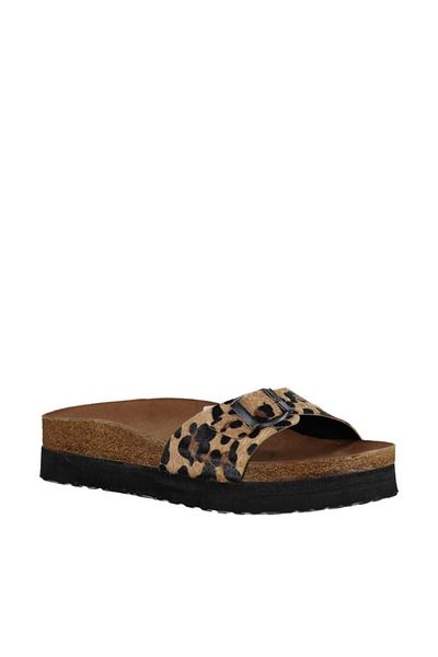 Fox Shoes Leoparden-Damenhausschuhe D777824402