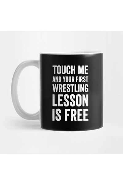 TatFast كوب Touch Me And Your First Kickboxing Lesson Free، هدية، مهر، عرض تقديمي