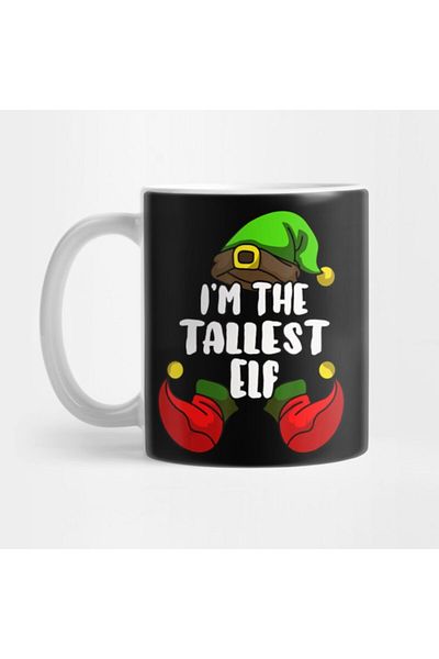 TatFast Funny Christmas Organized Elf Matching Family Group Christmas Party Pajama Mug