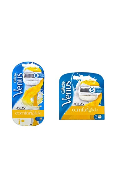 Gillette Venus Olay Comfortglide 1up Kadın Tıraş Makinesi (3 Başlıklı Set)