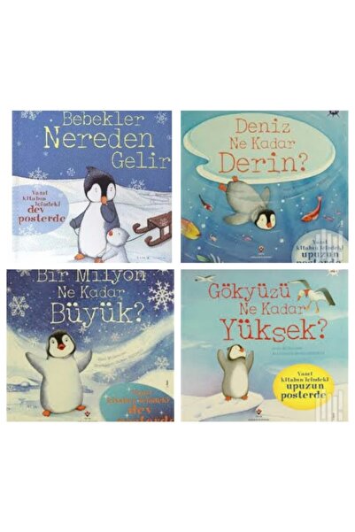 Tübitak Yayınları Tübitak كم، أين سلسلة 4 كتاب 3+ العمر
