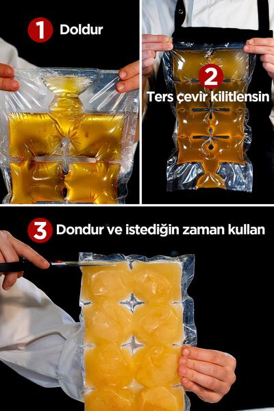 COOK Kendinden Kilitli Lezzet Küpü 3'lü Paket
