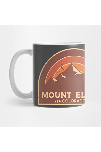 TatFast كوب بتصميم جبل كولورادو من Vintage Boulder، هدية، خزائن، عرض تقديمي