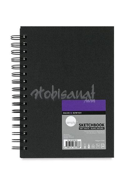 Daler Rowney Dr Simply Sketchbook 28x35,6cm 100gr 80 coli 481501114 Wb