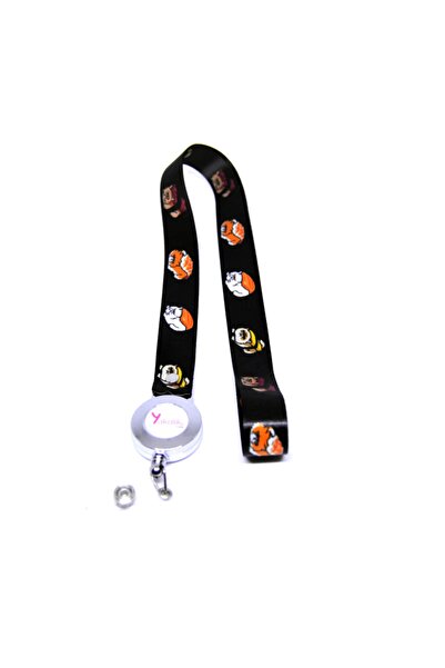 Yakalık Sushi Cats Boyun Askı Ipi