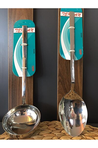 TERCAN Kevgir Kepçe Kaşık Spatula Takımı