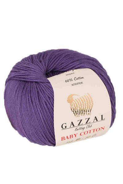 Gazzal Mlvx Gazzal Baby Cotton Χειροποίητο Υλικό Πλεξίματος Μυστικό 3440 Blsm
