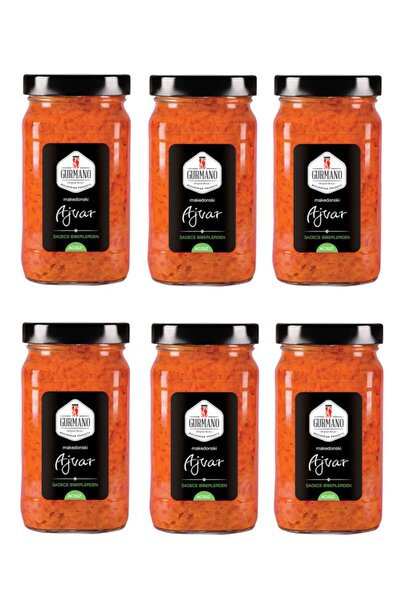 GURMANO Ajvar 490 Gr X 6 Adet ( Orjinal Makedonya Ithal )