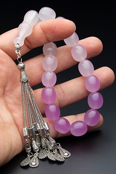 OTTOTESBİH Mascota Boy, cu ciucuri metalice, care schimbă culoarea la soare, mărgele de rugăciune Cameleon