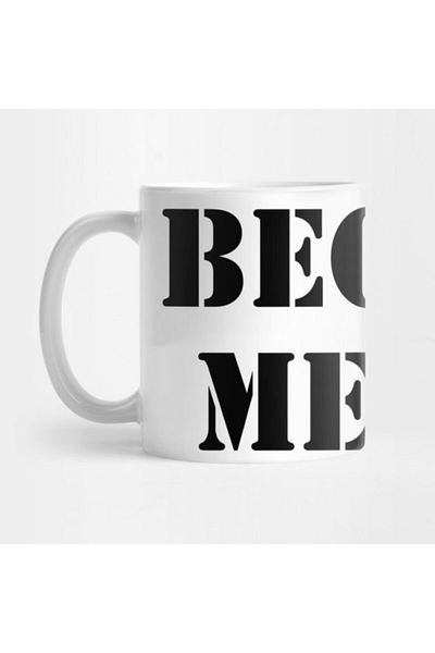 TatFast Beg for Me - Bdsm - Black Mug, Gift, Dowry, Presentation