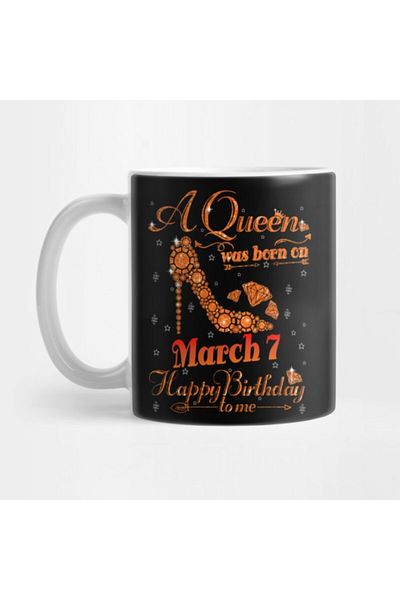 TatFast May 7 Happy Birthday to Me - a Queen Was Born Mug, Gift and Presentation