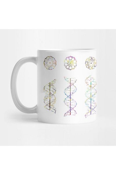 TatFast كأس DNA A-B-C-Z هدية حامل المهر