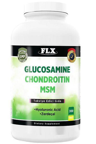 FLX Glucosamine Chondroitin Msm Hyaluronic Acid Turmeric 300 Tablets X 2 Boxes-600 Tablets