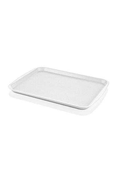 Atlas 36*46 Servis Tepsi Plastik Beyaz 6'adet
