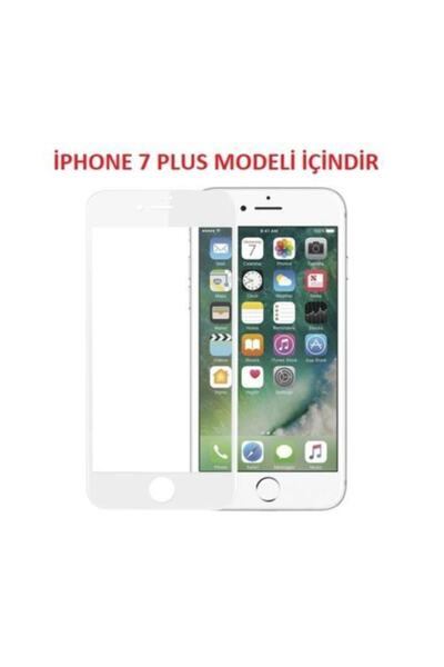 JACQUELYN Iphone 7 Plus Kavisli Tam Kaplayan 9d Ekran Koruyucu Film