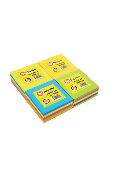 FixPoint P-2128 ورق ملاحظات لاصق 300 ورقة - 76x76 ملم