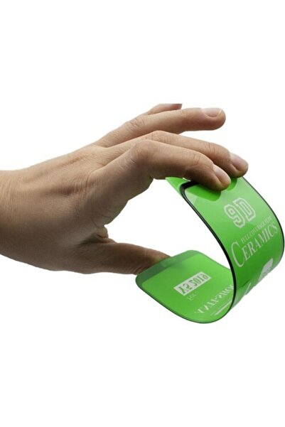 JACQUELYN Iphone 7 Plus/8 Plus Ultra Esnek Siyah Seramik Nano 9d Full Premium...