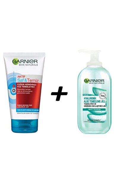 Garnier Hya. Aloe Temizleme ve Saf&temiz Yoğun Arındırıcı Jel
