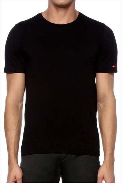 AYYILDIZ Men's Black T-shirt 59520