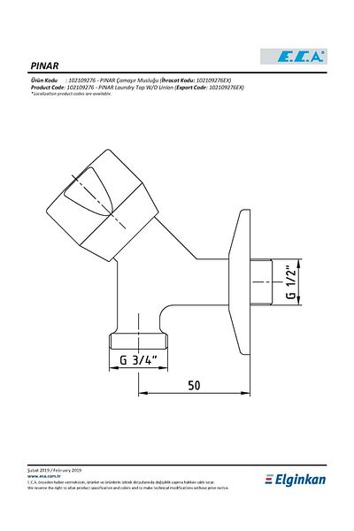 Eca Pınar Laundry Tap102109276