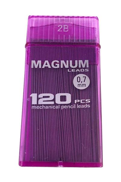 MAGNUM 0.7 رأس قلم 120 قطعة 60 مم2b أرجواني شفاف رقم: 17