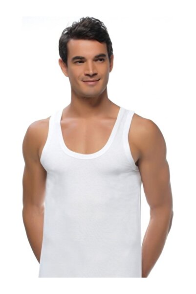 Gümüş İç Giyim Men's White 12-Pack Classic Cotton Undershirt