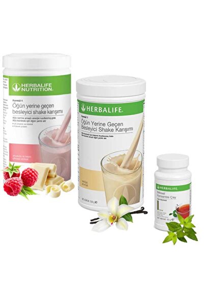 Herbalife Ahududu Shake 1 - Vanilya Shake 1 - Çay Klasik 50 gr