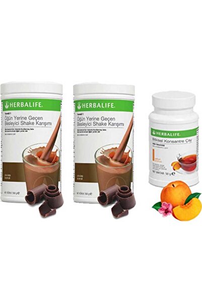 Herbalife 2 Çikolata Shake  Şeftali Çay 50 gr