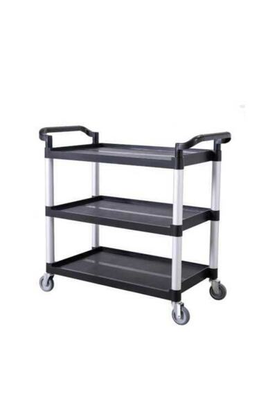 Genel Markalar Dekar Mutfak Servis Arabası Siyah Sas-1