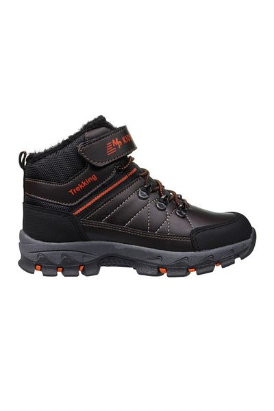 M.P. Mp One Παιδικά ψηλά παπούτσια Trekking Velcro καφέ 202-5640ft 600