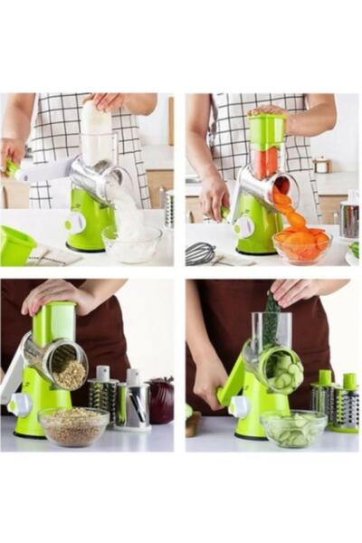 Genel Markalar Çevirme Kollu Sebze Doğrayıcı Rende Vegetable Slicer Sebze Dilimleyici