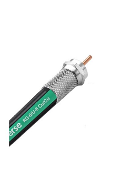 Erse Rg6/u6 Anten Kablosu %100 Bakır (f Konnektör Takılı) 55 Metre